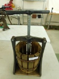 Vintage Manual Grape / Olive Press