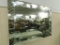 Vintage Reverse Etched Mirror with Mirror Frame