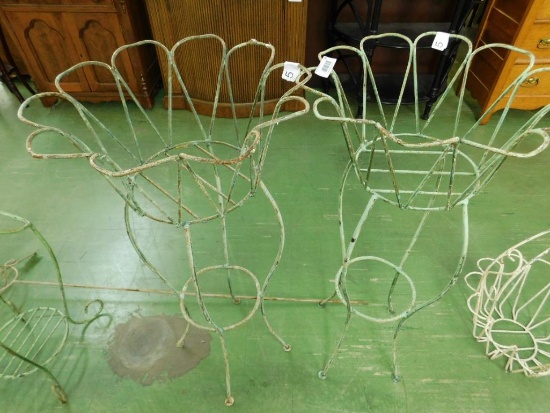 Painted Wrought Iron Plant Stands