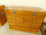 6 Over 3 Drawer Machinist Cabinet with Flip Top Lid #1