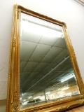 Beveled Gilded Frame Mirror