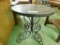 Metal and Marble Top Table