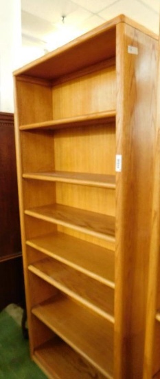 Solid Wood Bookcase - Oak