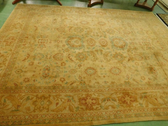 Room Size Rug - Rust and Gold