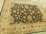 Room Size Rug - Black and Beige