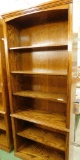 Solid Wood Bookcase - Oak