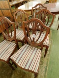 Shield Back Chairs - 1 Arm Chair