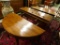 Demi Lune Dining Table with 3 Loose Leaves and 1 Standing