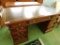 Leather Top 9 Drawer Executive Desk