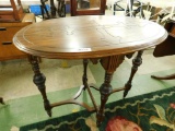 Vintage Oval Foyer Table