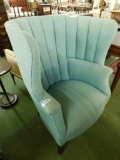 Mid Century Barrel Back Upholstered Chair