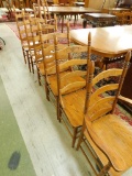 Oak Ladder Back Chairs