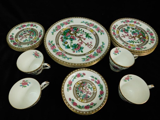 Aynsley China Set - Indian Tree Pattern - Service for 4 - 20 Pieces Total