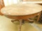 Oak Pedestal Table with 5 Leaves