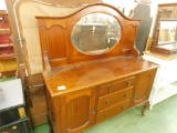 Queen Anne Buffet with Mirror