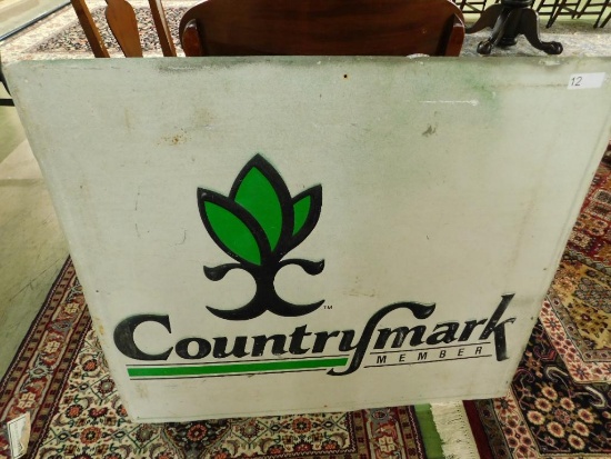 "Countrymark" - Metal Advertising Sign - 36" x 42"