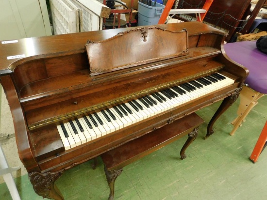 Estey Upright Piano with Bench