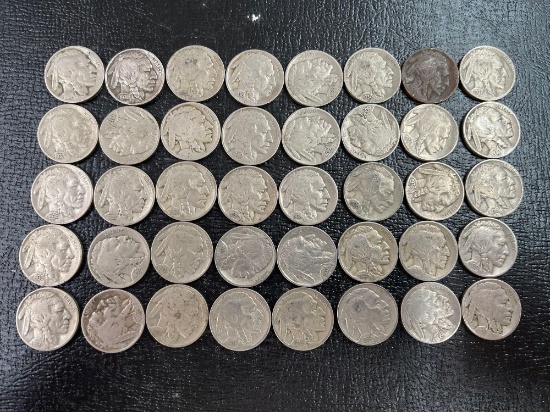 40 Buffalo Nickels