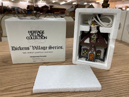 D56 Heritage Village Dickens Series WM. Wheat Cakes & Puddings #5808-4