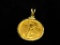 1994 22K Yellow Gold $10 Coin in a 14K Yellow Gold Bezel - 9.62 Grams TW
