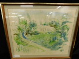 Signed Watercolor - Bindsry? - Landscape - 21