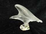 Lalique - France - Eagle Figure - Art Glass - Signed - 4.25