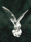 Val St. Lambert - Crystal Bird Sculpture - 6.25