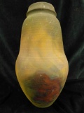 Art Pottery Vase - Raku Ceramics - Signed Drexel - 13.5