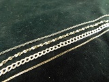 Sterling Silver - 4 Bracelets - 15.95 Grams