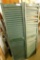 2 Piece Hinged Green Painted Shutters - 58