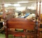 Queen Size Mahogany Rice Bed with Rails - 86.5