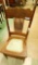 Vintage Oak Kitchen Chair with Cane Seat - 41