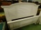 Modern White Double or Queen Sized Bed with Rails - 52