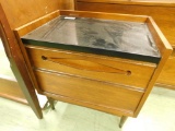 Basset MCM Mid Century 2 Drawer Nightstand - 24.5