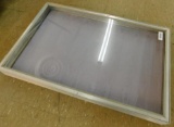 Aluminum and Glass Table Top Display Cabinet - No Lock - 3