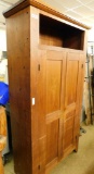 Vintage 2 Door Storage Cabinet with Open Top - 80