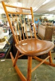 Vintage Wood Rocking Chair - 32