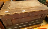 Large Vintage Wood Storage Chest - Tool Chest - 29