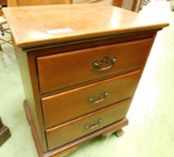 3 Drawer Nightstand - 28