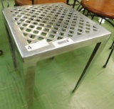 Aluminum Pierced Top Side Table - 20