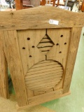 Vintage Wood Dormer Vent Made with Square Nails - 40