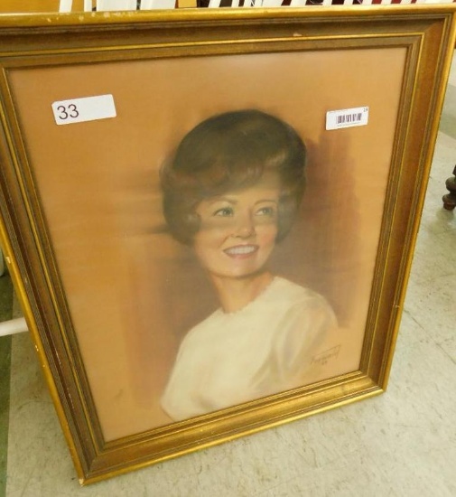 1969 Pastel Portrait