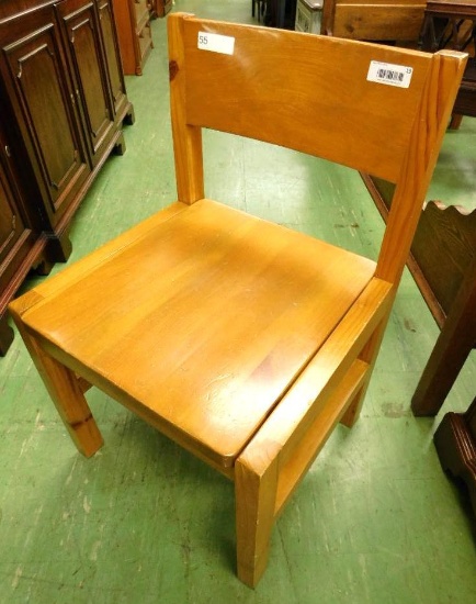 pine chair