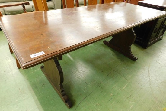 Walnut Trestle Table