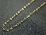 12K Yellow Gold - Necklace - 18