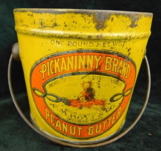 Vintage "Pickaninny Brand Peanut Butter" - In Advertising Can - 3.5" x 4"