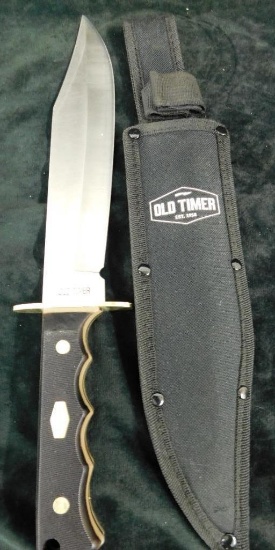 New Old Timer 15.5" Long Knife with Canvas Sheath - #1158653