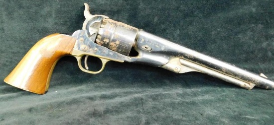 Vintage 6 Shot Black Powder Pistol - Italy - Lyman Conn. - Model 1860 Army - 44 Cal