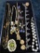 Tray Lot of Misc. Costume Jewelry - Some Signed