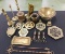 Box Lot with Misc. Vintage Brass Items